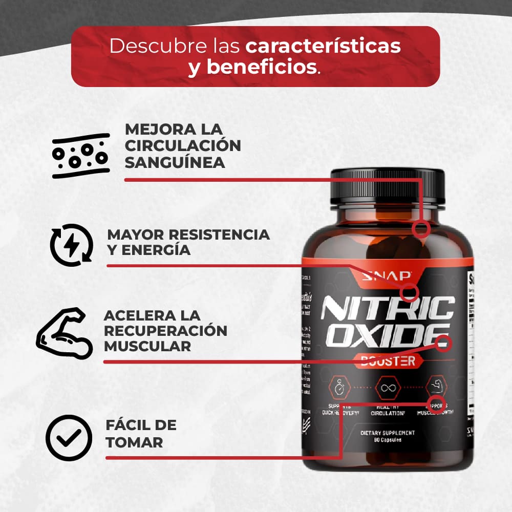 ÓXIDO NÍTRICO 60 CÁPSULAS – POTENCIA TU ENERGÍA 💥